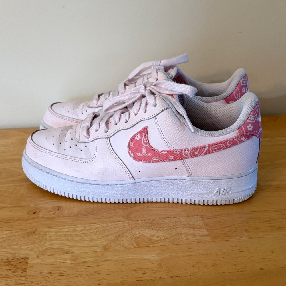 Nike Air Force 1 '07 "Paisley Pack Pink" Women’s Size 9